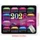 thumbnail image 1 of Alfombrilla de ratón para el calendario 2026 | Esterilla compacta para escritorio en la oficina | Distribución de 12 meses enero-diciembre | Base de goma antideslizante grande | Precisión mejorada, 1 of 7