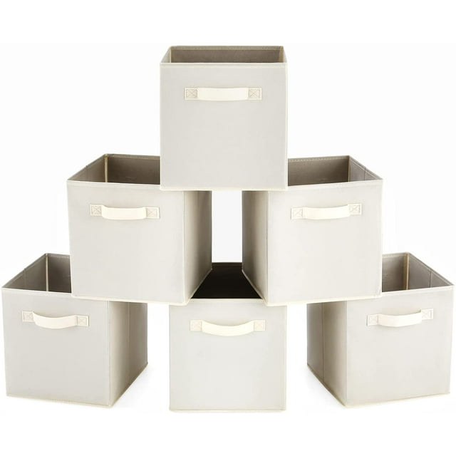 Cajas de almacenamiento, cubos plegables de tela no tejida, organizador de ropa y juguete Fokelyi HMXY021-1