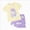 A140-Light Yellow, variant on Toddler Baby Girl Outfits Summer Cute Cartoon Short Sleeve Tee Top Short Pants 2Pcs Clothes Set,Cute Graphic 6-12 Months 12-24 Months 2t 3t 4t 5t 6t 7t 8t 9t Children 3-4 Years