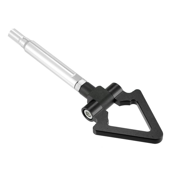 Black Aluminum Alloy Car Front Bumper Trailer Ring Eye Towing Tow Hook Screw Triangle Shape for Subaru Impreza WRX BRZ