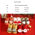 thumbnail image 2 of De Calcetines Navideños Para Bebés, Calcetines Antideslizantes Para Bebés, Calcetines Gruesos De Dibujos Animados Para El Suelo Para Bebés, Niños Y Niñas, Calcetines Divertidos Mullidos 3 Pares Vogacara HA039626-05, 2 of 6
