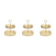 thumbnail image 3 of Transemion Stylish Nordic Texture Storage Tray for Double Fruit Snacks Stripe Height 25cm 3Set, 3 of 6
