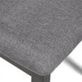 thumbnail image 7 of Furniture of America Gerret Wood Padded Dining Chair in Gray (Set of 2), 7 of 7
