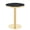 Black+Gold, variant on NYEESS 23.6 Inch Round Tulip Dining Table, Faux Marble Kitchen Table with Gold Stainless Steel Pedestal for 2-4, Bistro Table for Dining Room Café
