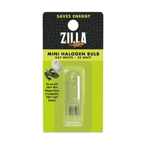 Zilla Mini Halogen Bulb Day White 25 Watt