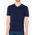thumbnail image 2 of American Apparel Mens Fine Jersey Classic Short Sleeve V-Neck T-Shirt Large Navy, 2 of 2