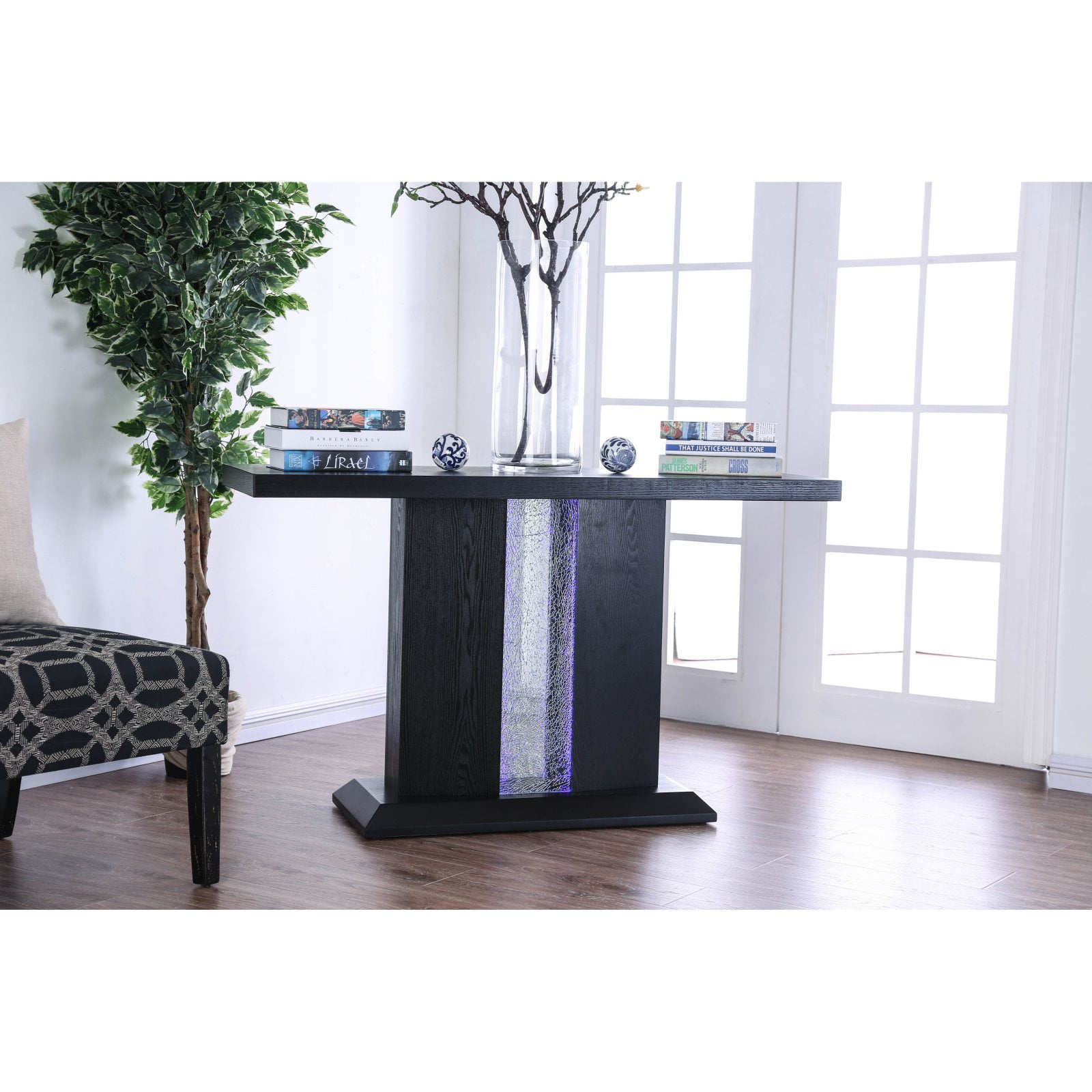 Furniture of America Dane LED  Light Console  Table 