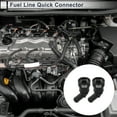 thumbnail image 2 of Conector rápido de línea de combustible de 35/64" para manguera ID para conector macho SAE de 5/8" con codo de 45 grados, accesorios de sellado de plástico negro y gris, 2 of 6