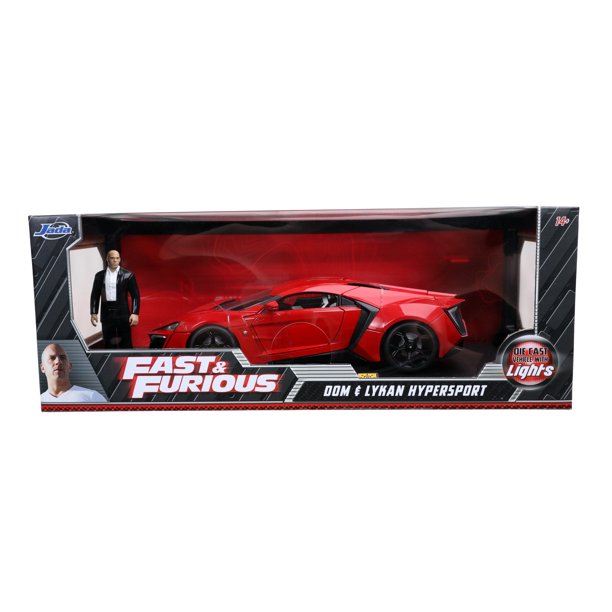 Jada Toys Fast & Furious 1:18 Lykan Hypersport Die-Cast Car & 3