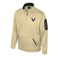 thumbnail image 2 of Men's Colosseum Gold Vanderbilt Commodores Mainframe Quarter-Zip Fleece Jacket, 2 of 3