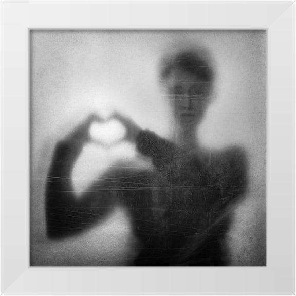 Schleicher-Schwarz, Roswitha 12x12 White Modern Wood Framed Museum Art Print Titled - Heart over Head