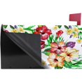 thumbnail image 4 of Coolnut Mailbox Covers, Magnetic Standard Size Hibiscus Frangipani Seasonal Mail Wraps for Home Outdoor Decor, 20.7"x18.03", 4 of 5