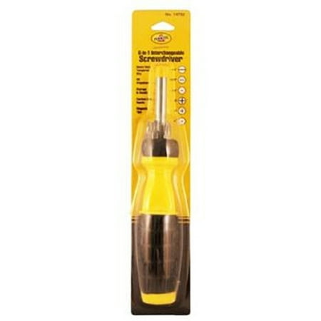 

Screw Driver Interchangeable 6 In 1 - 1 count only
