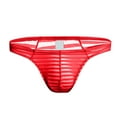 thumbnail image 1 of FhsagQ sous-Vêtements Homme sous-Vêtements Paquet Boxeurs Slip Super Ajusté sous-Vêtements Homme Mode Adulte Taille Basse Slip Triangle Ouvert pour Homme sous-Vêtements Homme avec Pochette Coton Rouge P, 1 of 3