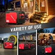PowerSmart 4800-Watt Portable Gas Inverter Generator, RV Ready, CO Sensor for Home Backup Outdoor