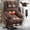 Brown, variant on 41" Chenille Heated Power Lift Recliner, Heavy Duty Recliner with Usb Port, Vibration Massage Chair for Leisure Space, Brown