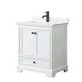 thumbnail image 6 of Wyndham Collection WCS202030SKGGTUNSMXX Deborah 30" Free Standing Single Basin Vanity Set, 6 of 6
