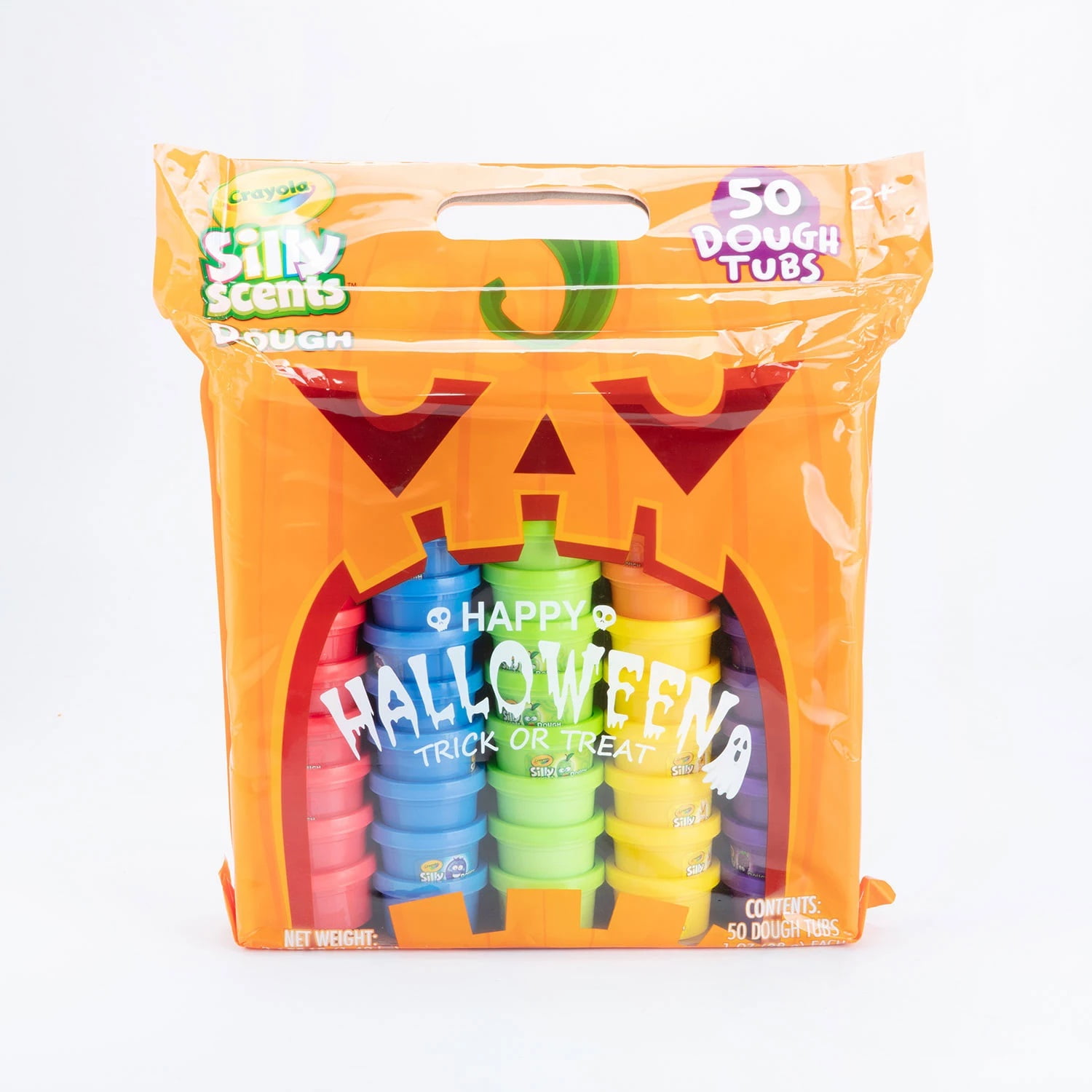 Crayola Silly Scents Dough Halloween Pack, 1 Ounce (50 Count) Pumpkin