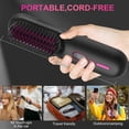thumbnail image 5 of Cordless Hair Straightener Brush, Portable Negative Ion Hot Hair Brush, 12 Temperature Settings with Auto-Off Safety, 10000 mAh Large Battery & Mini to Carry Out, 5 of 5
