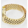 thumbnail image 3 of 42mm Montres Carlo Men's Luxury Analog Fashion Dress Metal Band Sports Watch (Gold), 3 of 4