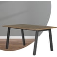 thumbnail image 2 of Mesa Comedor Multiusos Rectangular FRATELLO MUEBLES para 4 a 6 Personas Madera Color Nogal, 2 of 7
