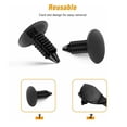 thumbnail image 5 of Hayafir Hole Plastic Clips Automotive Specialty Parts, Black, 8 mm, 100 Piece, 5 of 5