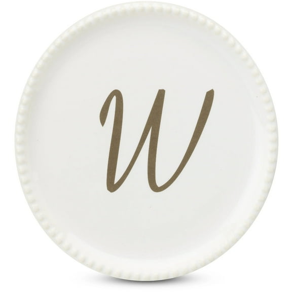 Pavilion- "W" 3.75" White Coaster Cap