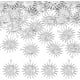 thumbnail image 1 of 60Pcs Sun Face Charms Sun Charm Celestial Sun Charms Smiling Sun Face Charm Stainless Steel Pendant Charms Dangle Charms Supplies for Necklace DIY Making Supplies Hole: 1.2mm, 1 of 5