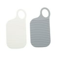 thumbnail image 4 of ORDDIART 6Pcs Household Wash Board Small Portable White Washing Board Perfect for Socks Underwear, 4 of 8