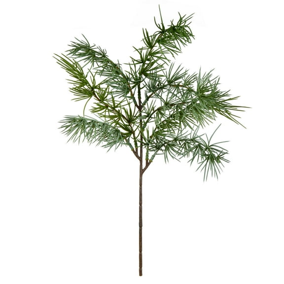 Vickerman 18.5" Green Woolsey Pine Artificial Christmas Spray. Includes 6 sprays per pack.