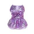 thumbnail image 1 of Pet Princess Dress for Dog, Pull Ring, Spring New Style, 23 Bead Butterfly, Polyester Fabric, for Small Dogs, 1 of 6