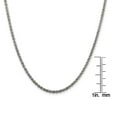 thumbnail image 2 of Primal Silver Sterling Silver 2.5mm Solid Rope Chain, 2 of 5
