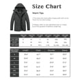thumbnail image 7 of Ampake Men's Winter Coat Warm Puffer Jacket with Hood Thicken Coat Gray S, 7 of 7