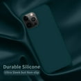 thumbnail image 5 of Designed for iPhone 13 Pro Case, Silicone Ultra Slim Shockproof Protective Phone Case with [Soft Anti-Scratch Microfiber Lining], 6.1 inch, Teal, 5 of 13