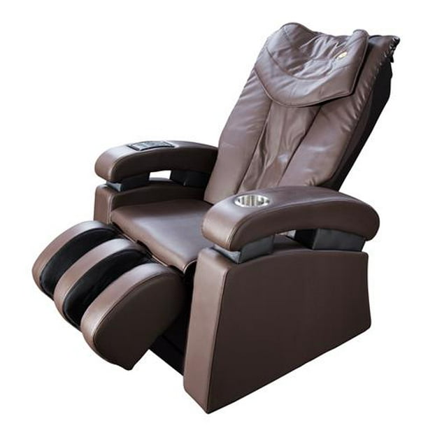 Luraco Sofy Theater Massage Chair with Calf Rollers, Brown Walmart