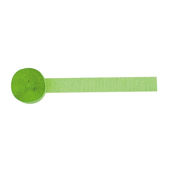 Party Crepe Streamer | Kiwi Green | 81'| Party Decor