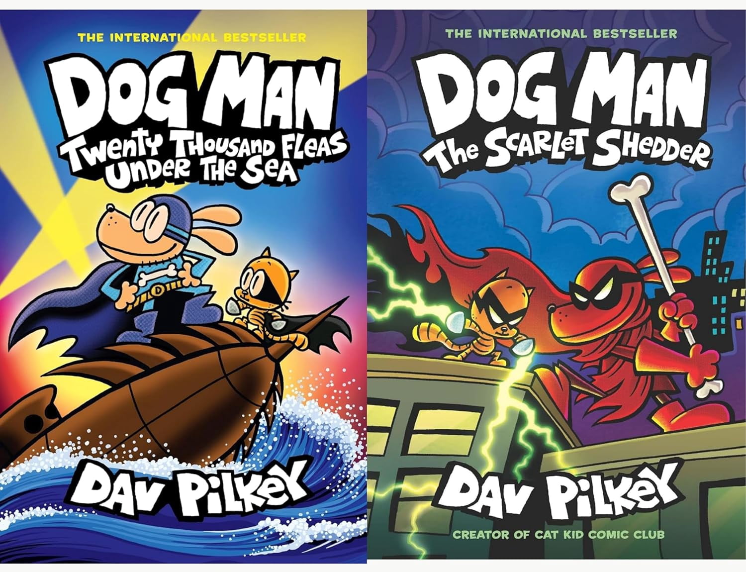 Dav Pilkey Dog Man Series – 7 Book Collection Set (Books 7–13