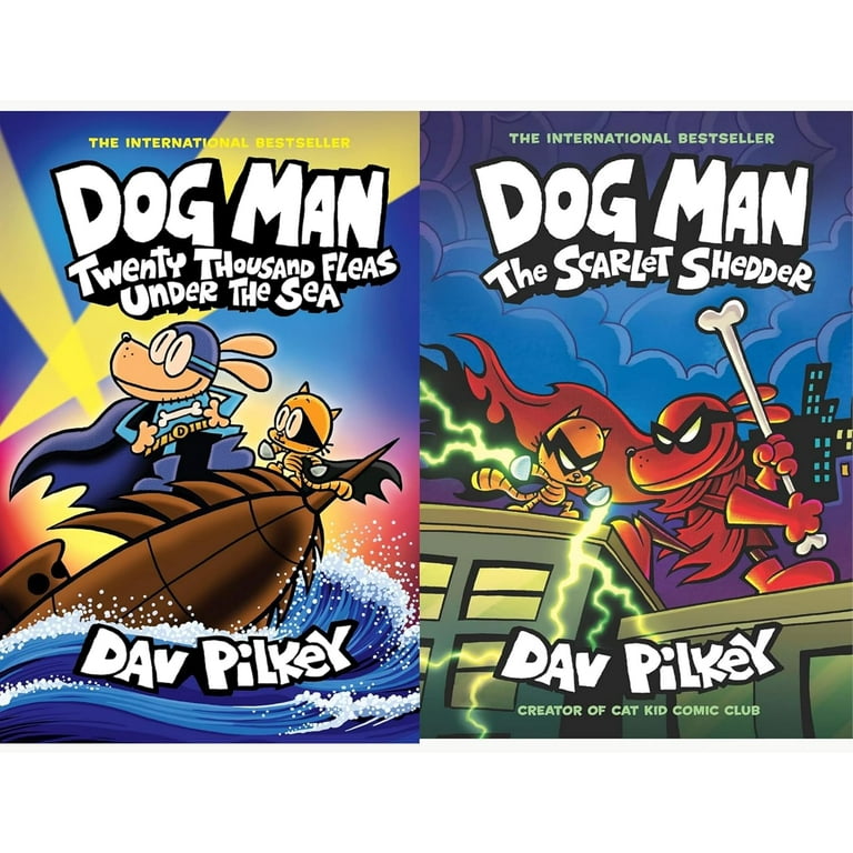 Dav Pilkey Dog Man Series – 7 Book Collection Set (Books 7–13