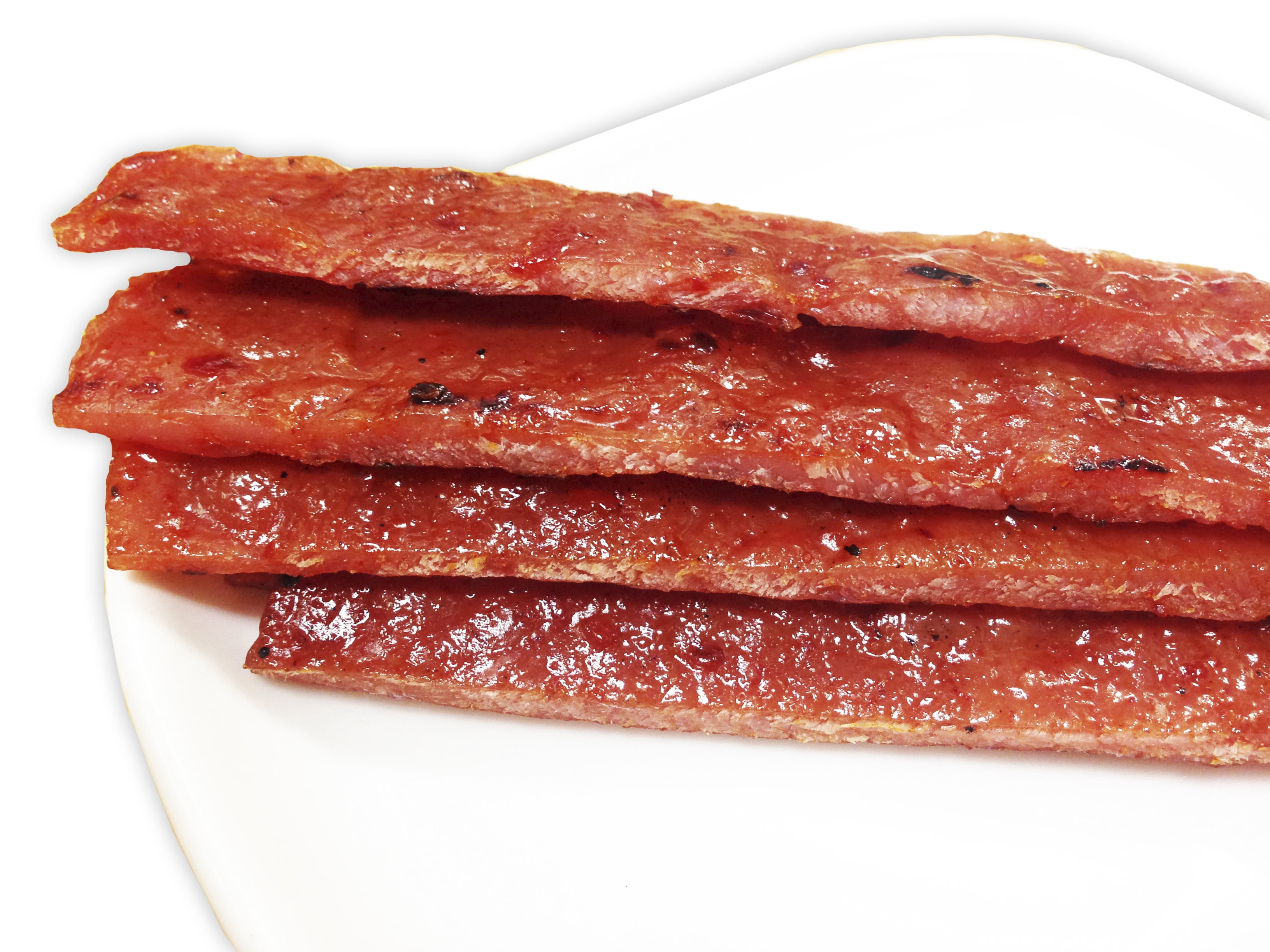 Singapore-Style Fire-Grilled Pork Jerky (Spicy Flavor 12 oz.) *Grilled Fresh to Your Order *Shipped the Same Day - L.A. Times "Handmade Gift" Winner