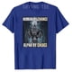 thumbnail image 4 of Camiseta divertida "Human By Chance Alpha By Choice", camisa divertida "Alpha Wolf Meme, abraza tu esencia alfa, ropa divertida de valor, frase, 4 of 5