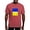 Crimson Red, variant on CafePress - Ukraine Paws T Shirt - Mens Comfort Colors Shirt