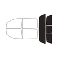 thumbnail image 2 of Avery Dennison NR Nano Ceramic IR Window Tint Kit Compatible with GMC Sierra 2019-2019 (4 Door Crew, 2 of 8