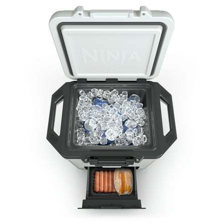 Ninja - FrostVault 30qt Hard Cooler with Dry Zone - Cloud White