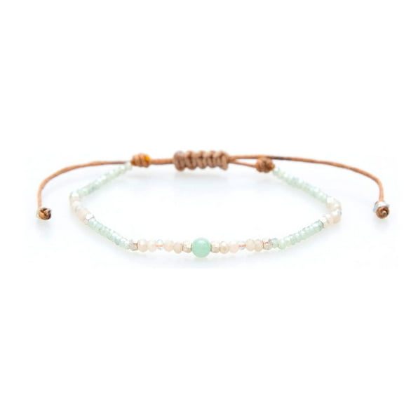 "Quiet the Mind and the Soul will Speak" Goddess Bracelet