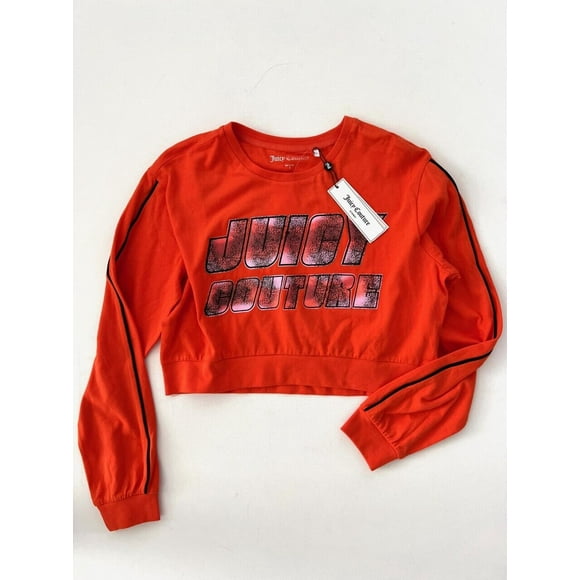 Juicy Couture Crop Top Bonfire Orange ( S )