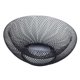 thumbnail image 5 of Cateissary Cesta decorativa de malla de doble pared para frutas, cuenco de malla metálica para aperitivos, soporte de cocina para centro de Organizadores de utensilios de cocina Negro, 5 of 6