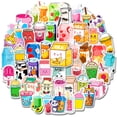 thumbnail image 1 of Paquete de pegatinas para niños, taza de agua y botella de bebida fresca, 50 unidades, 1 of 3