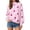 05#Light pink, variant on Womens Polka Dot Sweatshirts Long Sleeve Pullover Crewneck Tops Oversized Drop Shoulder Y2k Fall Fashion Outfits Light Blue 2XL