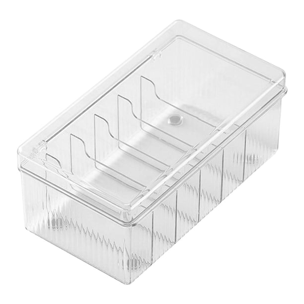 Caja de almacenamiento de cables Organizador de cables Protege con compartimentos Gestión de contenedores Claro