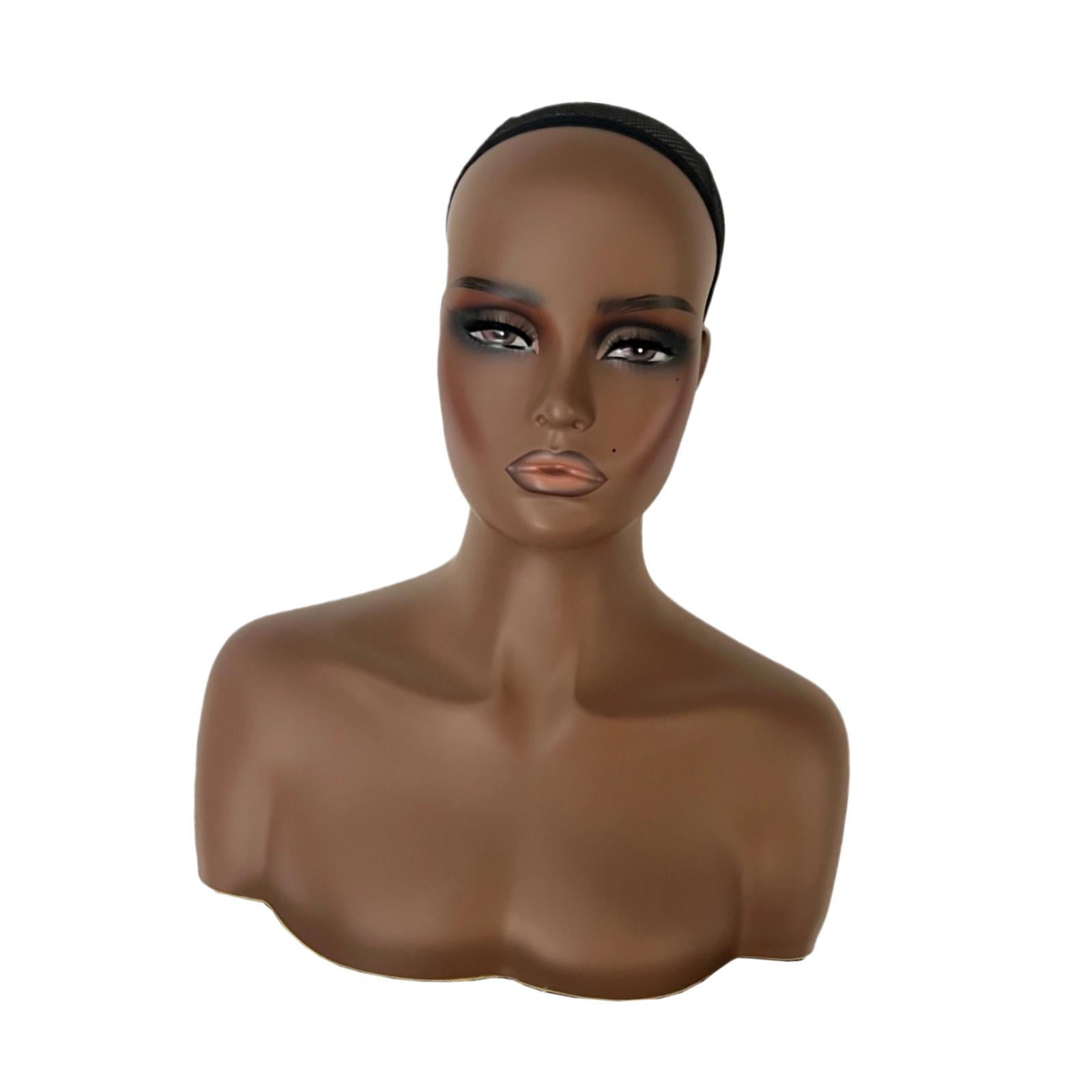 Serenable Showing Stand Female Mannequin s Shop and Beauty Accessories Displaying Jewelry with Makeup Holder Women Adults